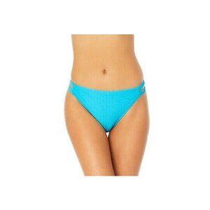 California Sunshine Womens Size Medium Textured Side Strap Bikini Bottoms 1490